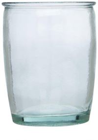 SET DA 5 PEZZI IN VETRO RICICLATO CON CARAFFA
